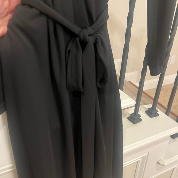 Ann Taylor Classic Black Wrap Dress - Picture 5 of 12